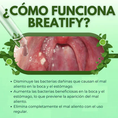 Breatify™ - Gotas Neutralizantes de Mal Aliento