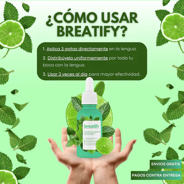 Breatify™ - Gotas Neutralizantes de Mal Aliento