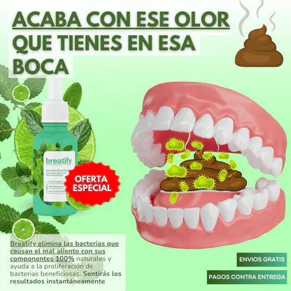 Breatify™ - Gotas Neutralizantes de Mal Aliento
