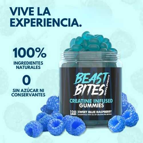 Beast Bites - Gomitas de Creatina Monohidratada 5gr