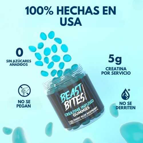 Beast Bites - Gomitas de Creatina Monohidratada 5gr